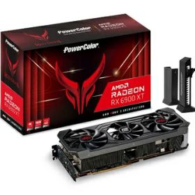【中古】 Power Color AMD Radeon RX6900XT搭載 グラフィックボード GDDR6 16GB 【品】 AXRX 6900XT 16GBD6-3DHE/OC