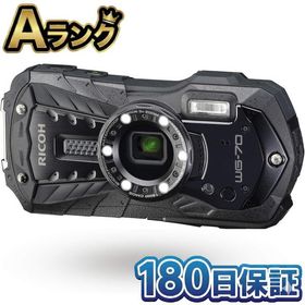 【整備済み品】 RICOH WG-70 ブラック リコー本格防水デジタルカメラ 14m防水 (連続2時間) 1.6m耐衝撃 防塵 -10℃耐寒 アウトドアで活躍するタフネスボディ CALS