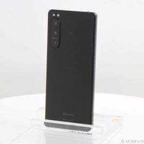 (中古)SONY Xperia 5 IV 128GB ブラック SO-54C docomo SIMフリー(344-ud)