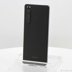 (中古)SONY Xperia 5 IV 128GB ブラック SO-54C docomo SIMフリー(196-ud)