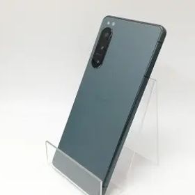 【中古】SONY au 【SIMフリー】 Xperia 5 IV 8GB 128GB SOG09 グリーン【戸塚】保証期間１ヶ月【ランクC】