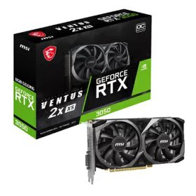 【中古】 MSI GeForce RTX 3050 VENTUS 2X XS 8G OC 2スロット/205mmサイズ 省スペース グラフィックスカード GeForce RTX 3050 VENTUS 2X XS 8G OC VD8472