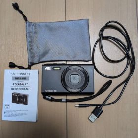SAC CONNECT コンパクトデジタルカメラ SCDC01-BK 本体