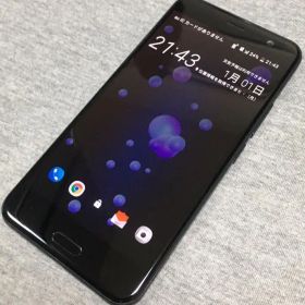 au HTC U11 HTV33 ブラック 綺麗です♪SIMロック解除