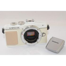 ★ジャンク品★ OLYMPUS オリンパス PEN Lite E-PL7 ボディ ホワイト フラッシュ付き ミラーレス一眼カメラ J2609035