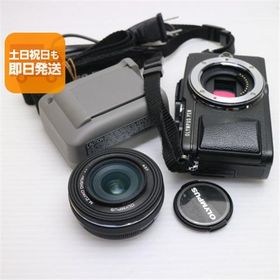 超美品 E-PL7 レンズキット ブラック 即日発送 ミラーレス一眼 OLYMPUS 本体 あすつく 土日祝発送OK