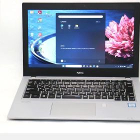 中古 13.3インチ NEC VersaPro VKM17B-4 Windows11 高性能 第8世代Core i5-8350U 8GB 爆速NVMe式256GB-SSD 無線 Office付き Win11【中古ノートパソコン 中古パソコン 中古PC】送料無料 あす楽対応 即日発送（Windows10も対応可能 Win10）