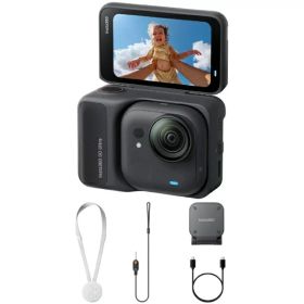 INSTA360｜インスタ360 アクションカメラ Insta360 GO Ultra スタンダードバンドル ミッドナイトブラック CINSABEA-GOULTRA02 [4K対応 /防水]