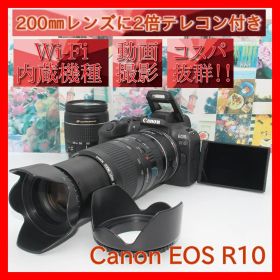 ⭐予備電池＆2倍テレコン付き⭐Canon EOS R10 ダブルズーム⭐