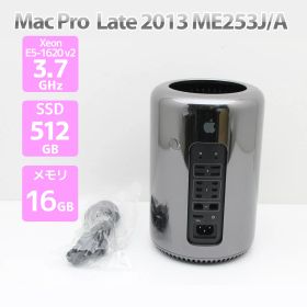 Apple Mac Pro Late 2013 A1481 ME253J/A デスクトップパソコン Xeon E5-1620 v2 3.7GHz メモリ 16GB SSD 512GB AMD FirePro D300 2GB搭載 アップル マックプロ Cランク Q21H 中古