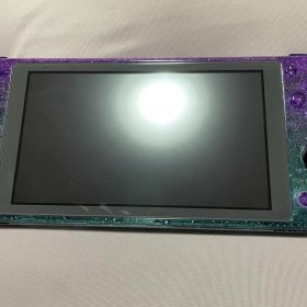 nintendo switch lite グラデーション ラメ カスタム