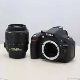 ソフマップ 〔中古品〕 NIKON D5200 18-55 VR レンズキット ブラック【258】