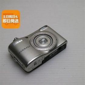 超美品 COOLPIX L32 シルバー 即日発送 コンデジ Nikon 本体 あすつく 土日祝発送OK