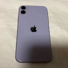 【美品】Apple iPhone 11 パープル 本体 64G
