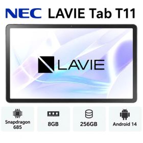 展示品 NEC タブレット LAVIE Tab T11 PC-T1175JAS[11.45型 | 2000x1200 | Snapdragon 685 | 8GB | 256GB | Android 14 | WPS | ルナグレー]