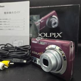 Nikon COOLPIX S230 デジカメ 赤 箱付き