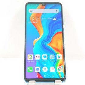 HUAWEI P30 lite MAR-LX2J SIMフリー ピーコックブルー 送料無料 本体 c22108 【中古】