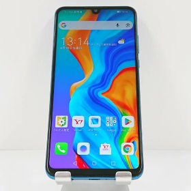 HUAWEI P30 lite MAR-LX2J SIMフリー ピーコックブルー 送料無料 本体 c22104 【中古】
