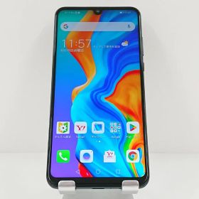 HUAWEI P30 lite MAR-LX2J SIMフリー ミッドナイトブラック 送料無料 本体 c22100 【中古】