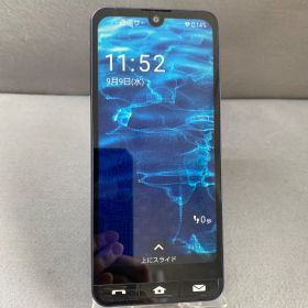 美品 国内版 SIMフリー BASIO active SHG09 64GB ネイビー色
