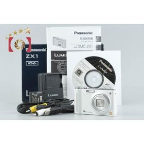 【中古】Panasonic パナソニック LUMIX DMC-ZX1 ホワイト コンパクトデジタルカメラ 元箱付き