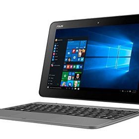 「非常に良い」エイスース 10.1型 2-in-1 ノートパソコン ASUS TransBook T101HA メタルグ(中古品)