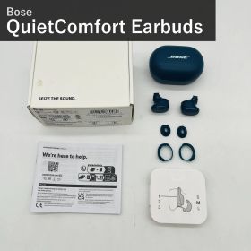Bose ボーズ QuietComfort Earbuds 888507-0400 トワイライトブルー 完全ワイヤレスイヤホン ノイズキャンセリング Bluetooth5.3 IPX4 マルチポイント 最長8.5時間 急速充電 箱付 国内正規品