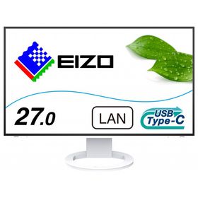 EIZO｜エイゾー 液晶ディスプレイ(27型/IPS/WQHD 2560×1440/60Hz/5ms/HDMI/DP/USB Type-C/VESA/5年保証)(ホワイト) EV2795-WT返品種別A