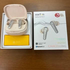 EarFun Air Pro 3 ワイヤレスイヤホン 本体 箱 イヤーチップ付き