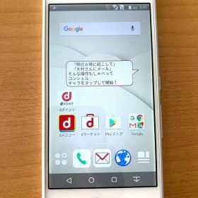 arrows F-05J ホワイト スマートフォン本体 初期化済み
