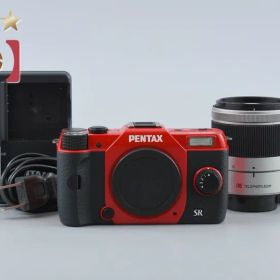 【中古】PENTAX ペンタックス Q10 レッド + SMC 15-45mm f/2.8 ED IF 06 TELEPHOTO ZOOM シャッター回数僅少