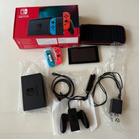 Nintendo Switch 本体 ネオンブルー/ネオンレッド ケース付き
