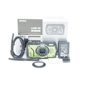 【美品】PENTAX WG-8 グリーン 防水デジタルカメラ