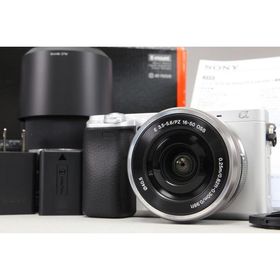 [新品同様｜シャッター数 125回] SONY α6400 ダブルズームレンズキット ILCE-6400Y シルバー
