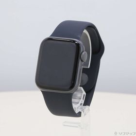 (中古)Apple Apple Watch Series 6 GPS 40mm スペースグレイアルミニウムケース ブラックスポーツバンド(262-ud)