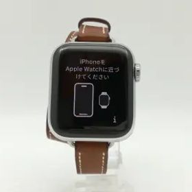 【中古】Apple Apple Watch HERMES Series6 40mm Cellular シルバー/アトラージュドゥブルトゥール ヴォーバレニア(フォーヴ)【神戸】保