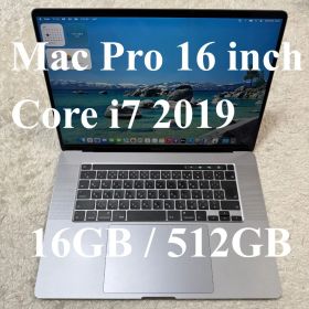 MacBook Pro Corei7 2019 16インチ 16GB 512GB