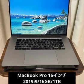 MacBook Pro 16インチ 2019i9/16GB/1TB 動作確認済み