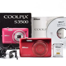 Nikon ニコン COOLPIX S3500 レッド：3054855