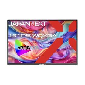 JAPANNEXT ジャパンネクスト JN-MD-IPS16WQXGAR 16.0型 PCモニター モバイルモニター 2560×1080〜2880 スピーカー搭載 miniHDMI USB タイプC×2
