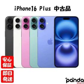 【土日、祝日発送、店舗受取可】【中古品】SIMフリー Apple iPhone16 Plus 128GB 256GB 512GB ホワイト ブラック ウルトラマリン ティール ピンク【ネットワーク利用制限〇】