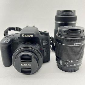canon キャノン デジタル一眼レフカメラ EOS8000D レンズ3個付き ◆2006