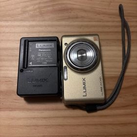 Panasonic LUMIX DMC-FX77 本体 充電器セット ゴールド