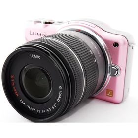 パナソニック ミラーレス Panasonic LUMIX DMC-GF3 レンズキット フェアリーピンク 中古 新品SDカード付き 届いてすぐに使える 手振れ補正 長期保証