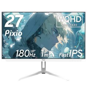 【新品】PCハード Pixio ゲーミング液晶ディスプレイ 27インチ (ホワイト) [PX278WAVEW-O]