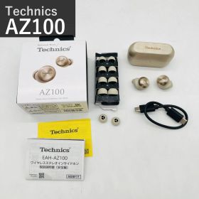 Technics テクニクス ワイヤレスイヤホン EAH-AZ100-N シャンパンゴールド 限定色 Bluetooth 完全ワイヤレス ノイズキャンセリング 3台マルチポイント ハイレゾ 磁性流体ドライバー 60周年 国内正規品 元箱付属
