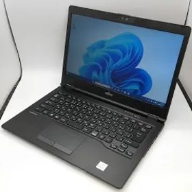 【中古】Fujitsu LIFEBOOK U7410/D FMVU30031【i5-10310U 8G 128G(SSD) 1GbE WiFi 14LCD(1366x768)】【鹿児島中町】保証期間１ヶ月【ラン