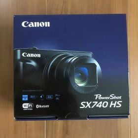 新品 Canon PowerShot SX740 HS ブラック 黒 店舗印無し