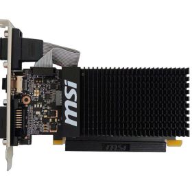 【中古】MSI GeForce GT710 グラフィックボード 2GB GT710 2GD3H LP ロープロファイルブラケット付