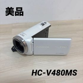 【美品】Panasonic HC-V480MS ビデオカメラ本体 ホワイト